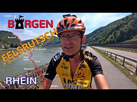 Burgen Felsrutsch Rhein - Bingen bis Koblenz | Finale Radreise 2021