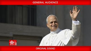 Download the video "October 22, 2025 General Audience- Pope Leo XIV"