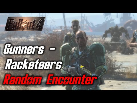 Fallout 4 - Random Encounter - Gunners, demanding tribute for passage