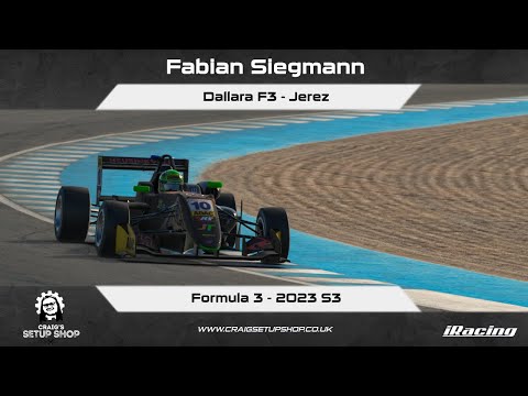 iRacing - 23S3 - Dallara F3 - Formula 3 - Jerez - FS