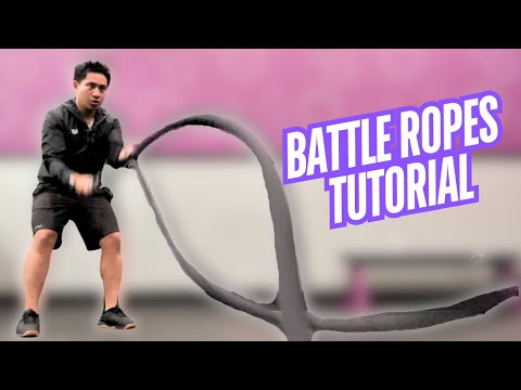 Planet Fitness Battle Ropes Tutorial (3 BEGINNER EXERCISES!)