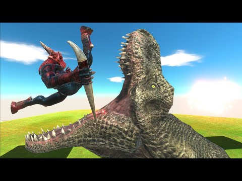 Falling into the mouth of the Trex - Animal Revolt Battle Simulator