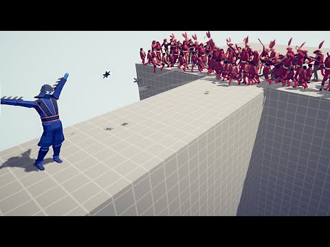 1 Sensei vs 100 Basic Units - Totally Accurate Battle Simulator TABS