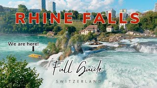 Travel vlog - Rhine Falls, Switzerland🇨🇭| BEST Zurich Day Trip | Watch BEFORE You Go