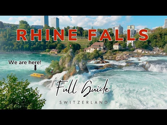 Travel vlog - Rhine Falls, Switzerland🇨🇭| BEST Zurich Day Trip | Watch BEFORE You Go