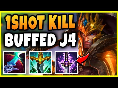 FULL AD JARVAN GOT MASSIVE BUFFS! INSTANT ONE SHOT BUILD! - League of Legends