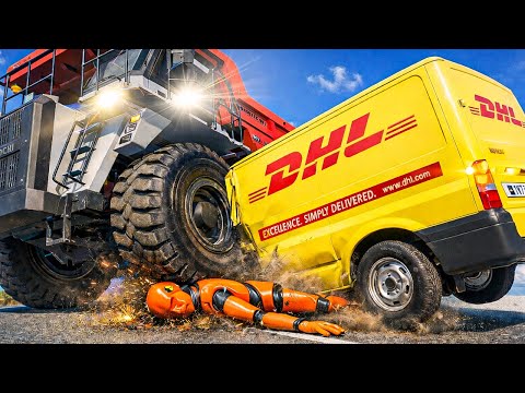 Heavy Truck and Car Crashes #01 BeamNG.Drive