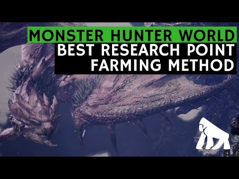 Monster Hunter World / Best Research Point Farming Method