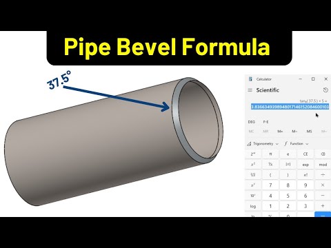 Pipe Bevel Degree Formula | Robo CAD