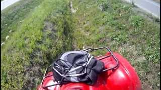 preview picture of video 'Honda trx 420, Mianowice - Kępno BP, GOPRO'