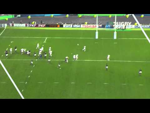 18 DAYS TO GO Francios Steyn scores a great long range drop goal