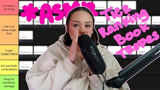 tier ranking popular book tropes (ASMR) ✨ | bookmas day 7