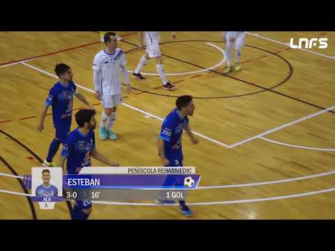 Gol Esteban (3-0) Peñíscola Rehab Medic - O Parrulo Ferrol. J22, 1Div