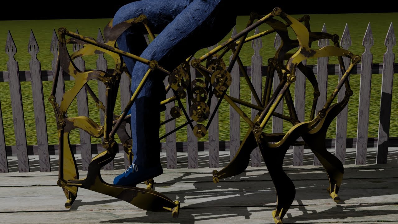 walking cycle theo jansen mechanism
