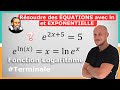 ÉQUATION avec exp(x) et ln(x) - Exercice Corrigé - Terminale