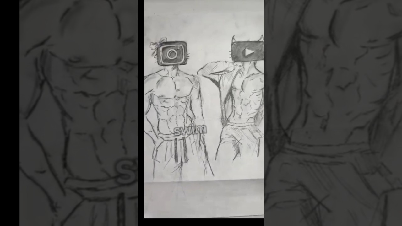 swim trend #drawing #trending