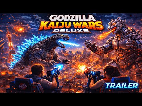 🎯 GODZILLA KAIJU WARS DELUXE (NON-VR) ARCADE TRAILER | CINEMATIC MONSTER BATTLE ACTION