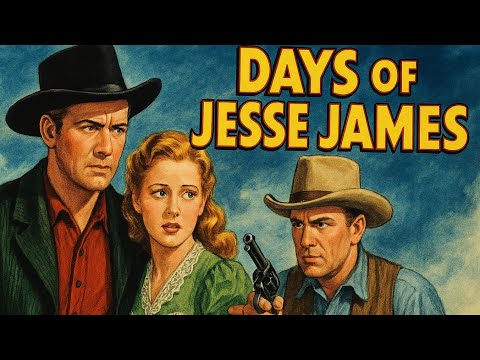 Days of Jesse James | 1939 | Full Movie | Western | Action | Crime | Adventure | Public Domain