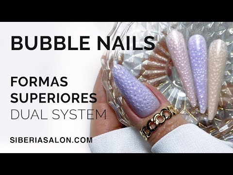 Bubble nails con FORMAS SUPERIORES (Dual System) 💅