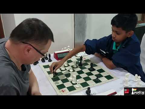 11-year-old Ethan Vaz holds GM Alexei Fedorov to a draw | Delhi GM 2023