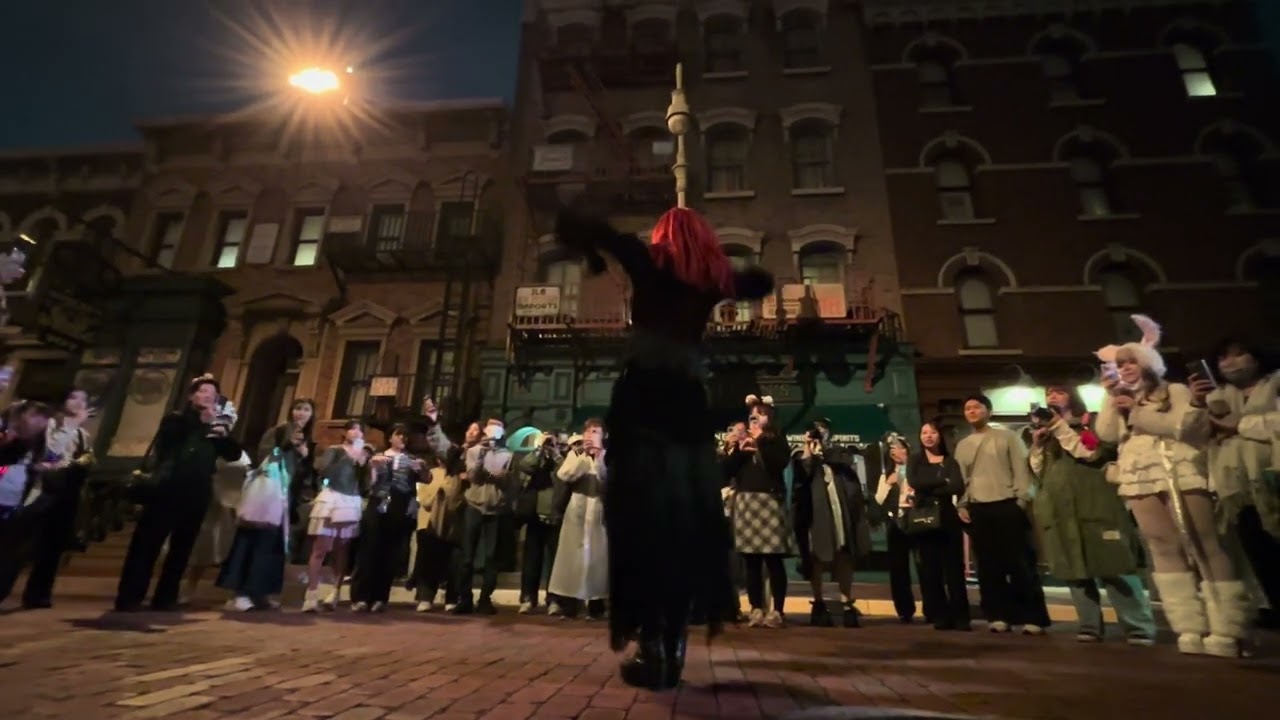 長身美人 赤髪ゴシックゾンビさん USJ ユニバ ハロウィン　