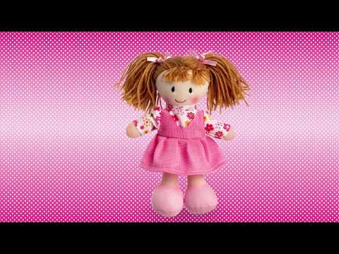 Teddies Panenka Verunka hadrová plyš 20cm česky mluvící na kartě