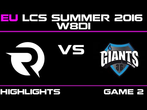 OG vs GIA Game 2 highlights W8D1 EU LCS 2016 Origen vs Giants   GIA vs OG   LCS LOL