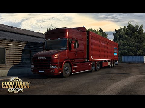 ETS2 Gameplay | Scania T 4-Series | Limoges to Toulouse | Wood Pellets 27t