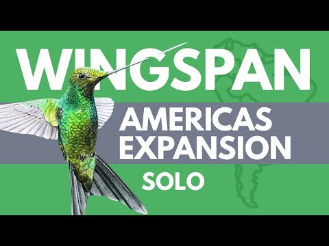 Wingspan: Americas Expansion | Solo Board Game Tutorial and Playthrough (Review copy provided)