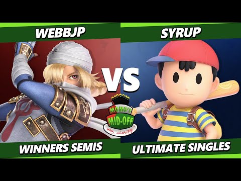 Momo's Mid-Off Top 8 - WebbJP (Sheik) Vs. Syrup (Ness) SSBU Ultimate Tournament
