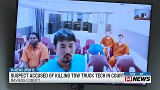 Semi driver who police say hit tow truck tech in court Friday