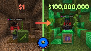 How I Made $100,000,000 With Bamboo in Minecraft! #donutsmp #drdonut