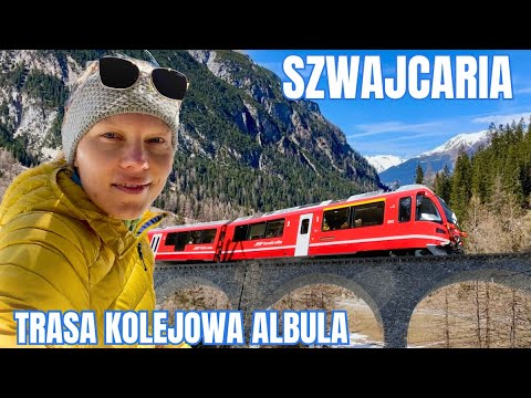 Najpiękniejsza TRASA KOLEJOWA na świecie Albula - SZWAJCARIA