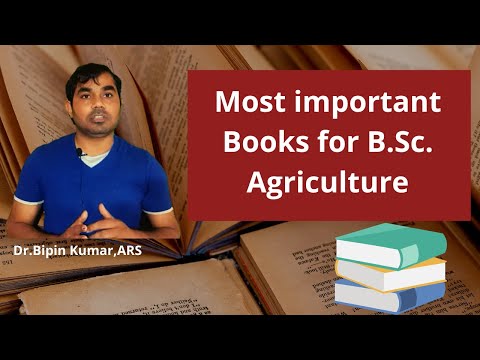Book List for B.Sc Agriculture