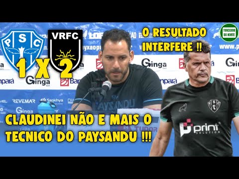 🔴🐺URGENT !!!! CLaudinei Oliveira is no longer in charge of PAYSANDU !!!!