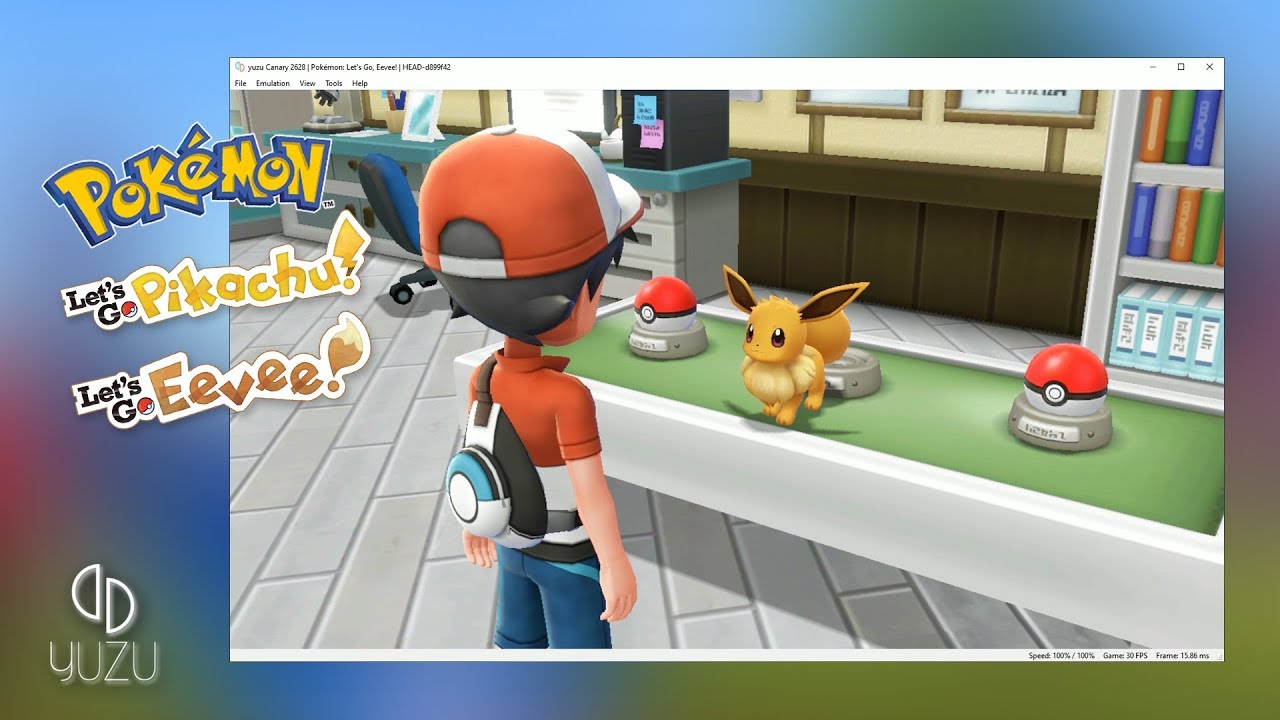How to Play Pokémon Let's Go Eevee/Pikachu on PC [Full Speed] (Yuzu Switch Emulator)