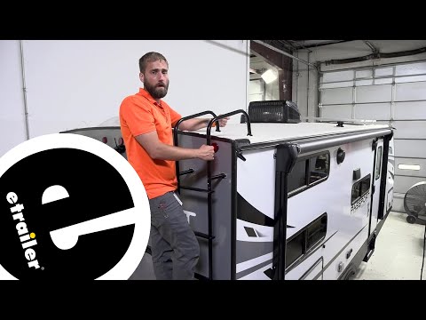 2021 Keystone Passport SL Travel Trailer Stromberg Carlson Exterior RV Ladder: Complete Installation