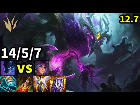 Nocturne Jungle vs Lillia - EUW Master | Patch 12.7