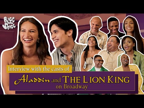 Aladdin and The Lion King Casts Celebrate Disney on Broadway's ...