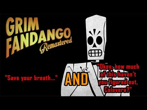 Explain to Meche while Domino explains (2x trophy) | YEAR 3 | Grim Fandango Remastered