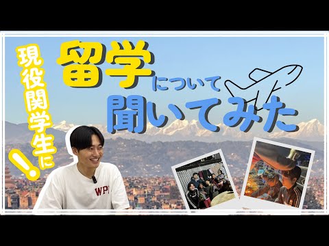 現役関学生に留学について聞いてみた！