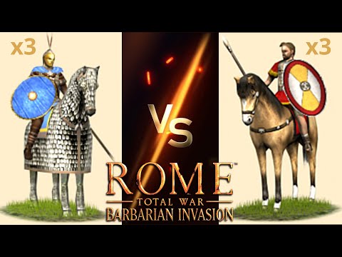 Can 3 Graal Knights Take Down 3 Imperial German Bodyguards in Rome: Total War - Barbarian Invasion