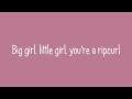 Sia - Big Girl Little Girl (lyrics) 