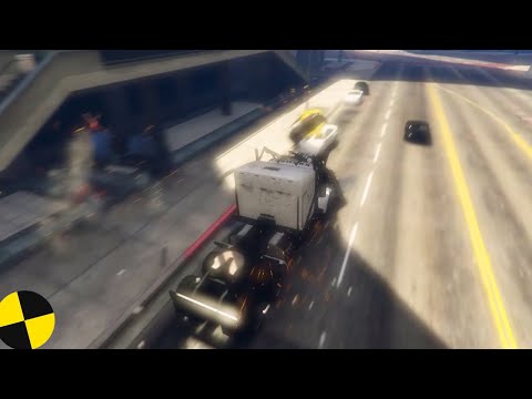 GTA 5 Phantom Wedge Truck Crashes Ep.18 Impact Compilation - Destruction | Crashstation