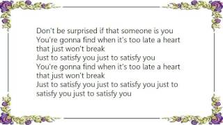 Bobby Bare - Just to Satisfy You Lyrics