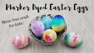 Make Your Own Marker-Dyed Easter Eggs