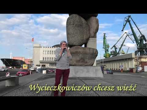 Batory, statku jedyny .Na harmonijce ustnej gra Wojciech Lipiński