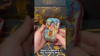 ABRINDO 2 LATINHAS DE ONE PIECE TCG 😱 Será que vem carta rara? #onepiece #onepiecetcg #cards #anime