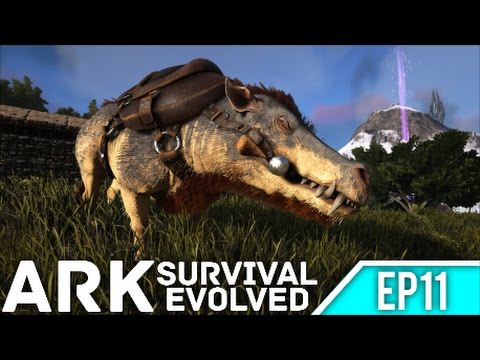 ARK Survival Evolved - EP11: Taming the New Daeodon!