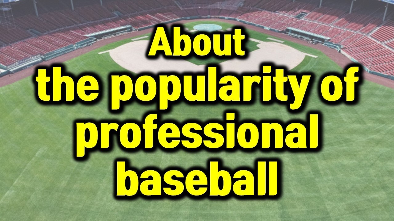 About the popularity of professional baseball (issues in Korea, April 2026)